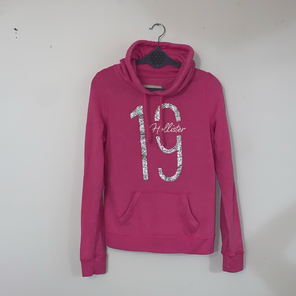Pink Hollister Hoodie